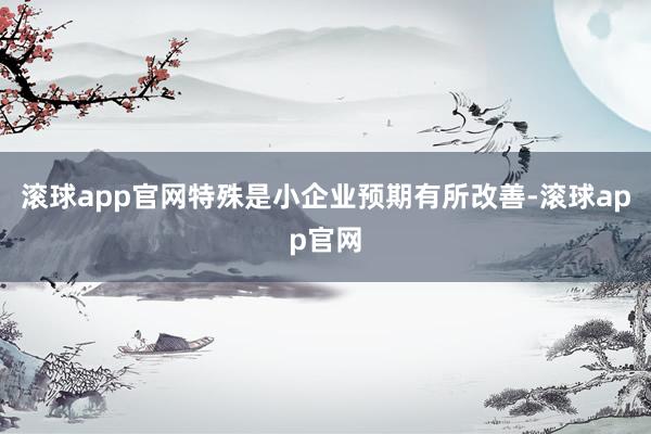 滚球app官网特殊是小企业预期有所改善-滚球app官网