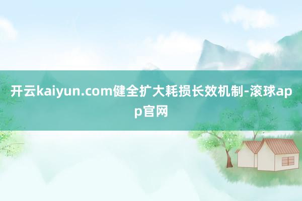 开云kaiyun.com健全扩大耗损长效机制-滚球app官网