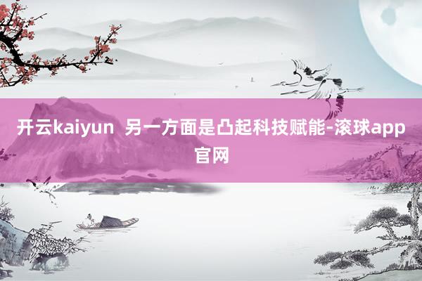 开云kaiyun  另一方面是凸起科技赋能-滚球app官网