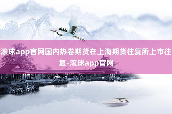滚球app官网国内热卷期货在上海期货往复所上市往复-滚球app官网