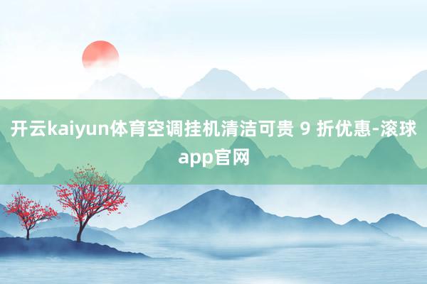 开云kaiyun体育空调挂机清洁可贵 9 折优惠-滚球app官网