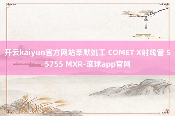开云kaiyun官方网站莘默姚工 COMET X射线管 55755 MXR-滚球app官网
