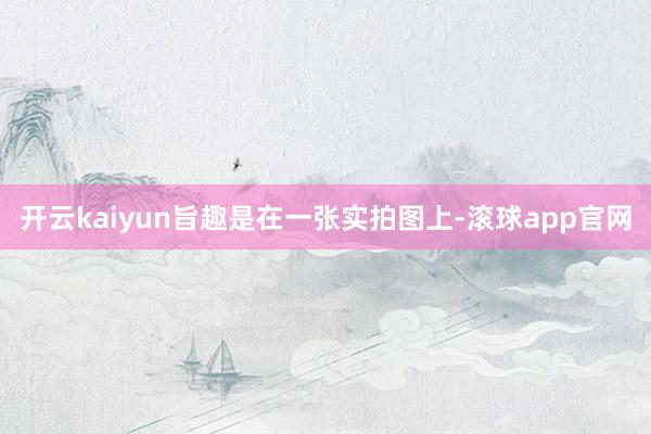 开云kaiyun旨趣是在一张实拍图上-滚球app官网